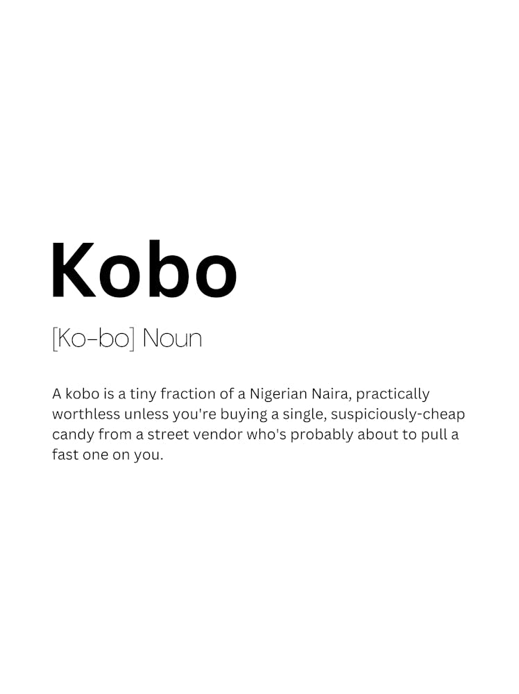 Kobo Definition Meaning