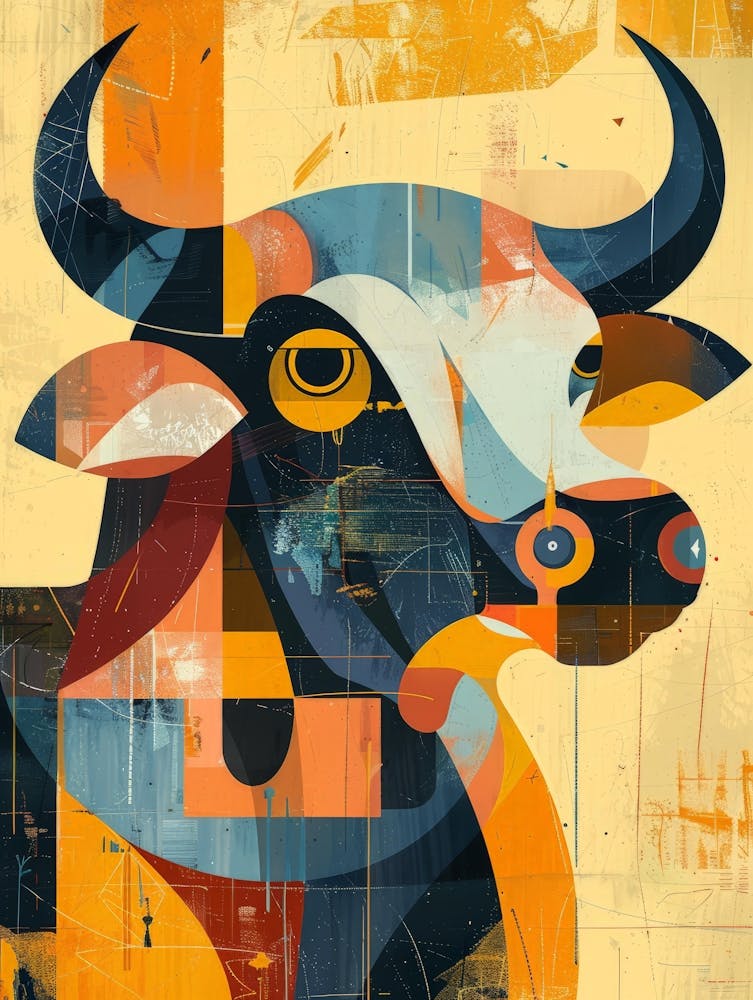 Bull Canvas Print 1