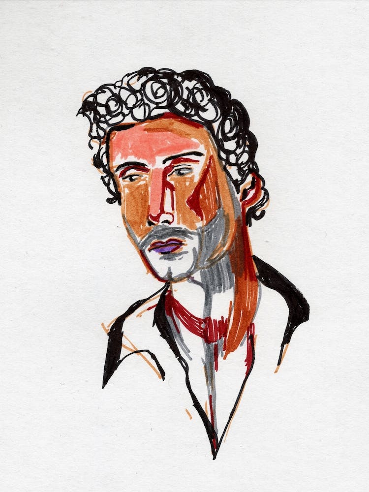 Graphic Portrait Male