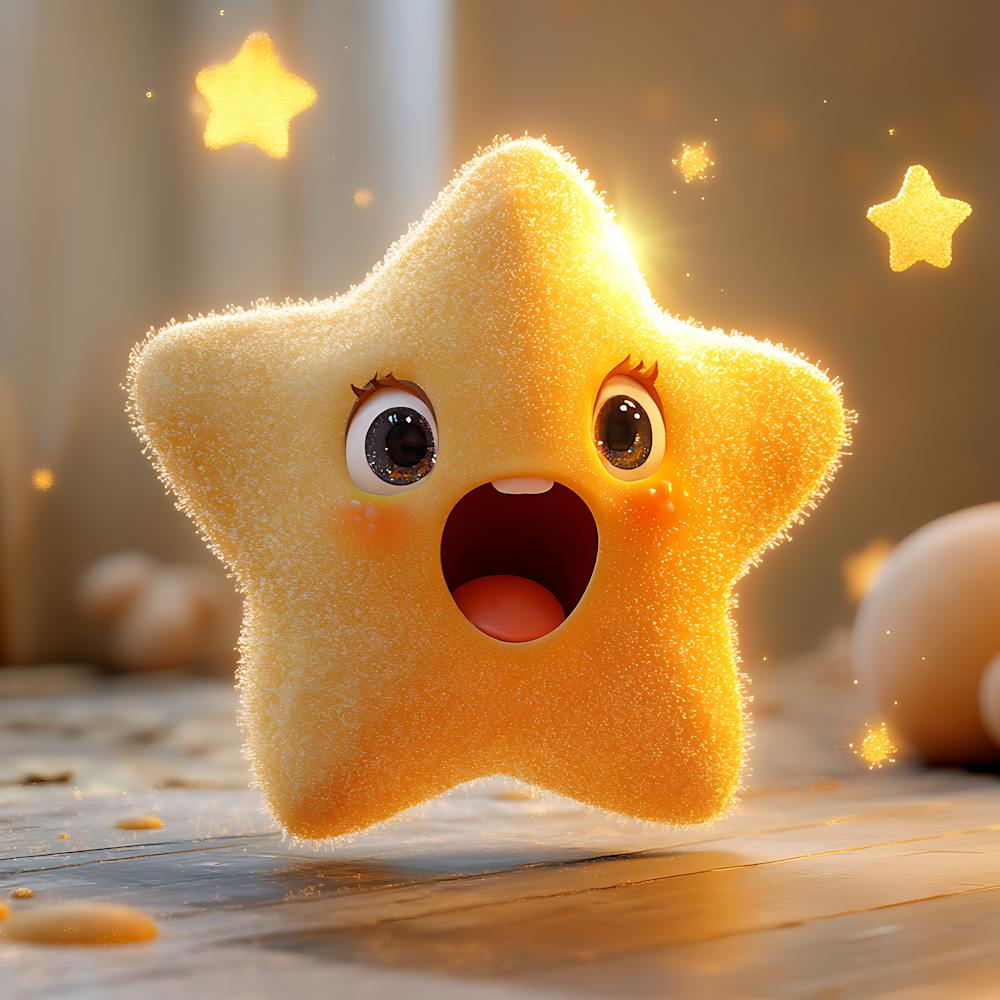 Adorable Star Character Design 3