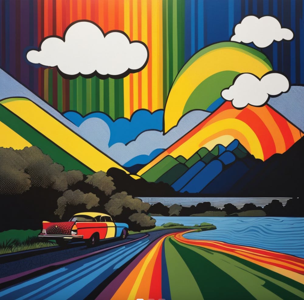Driving In The Rainbow