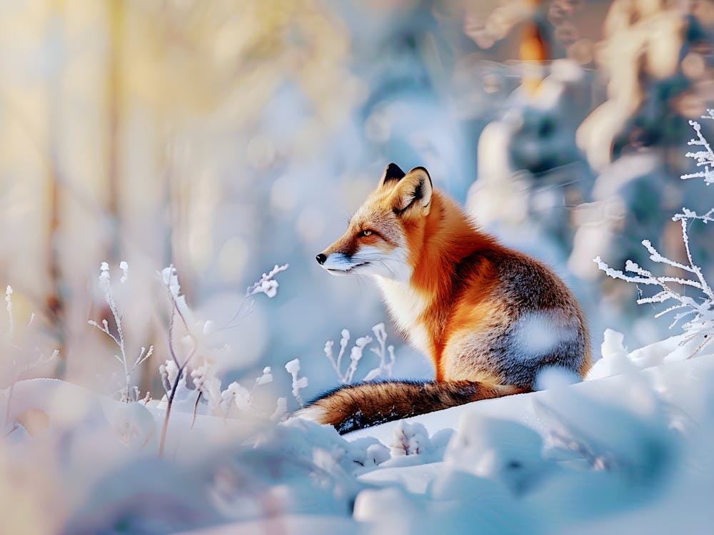 Silent Watcher – Serenity in the Winter Wilderness