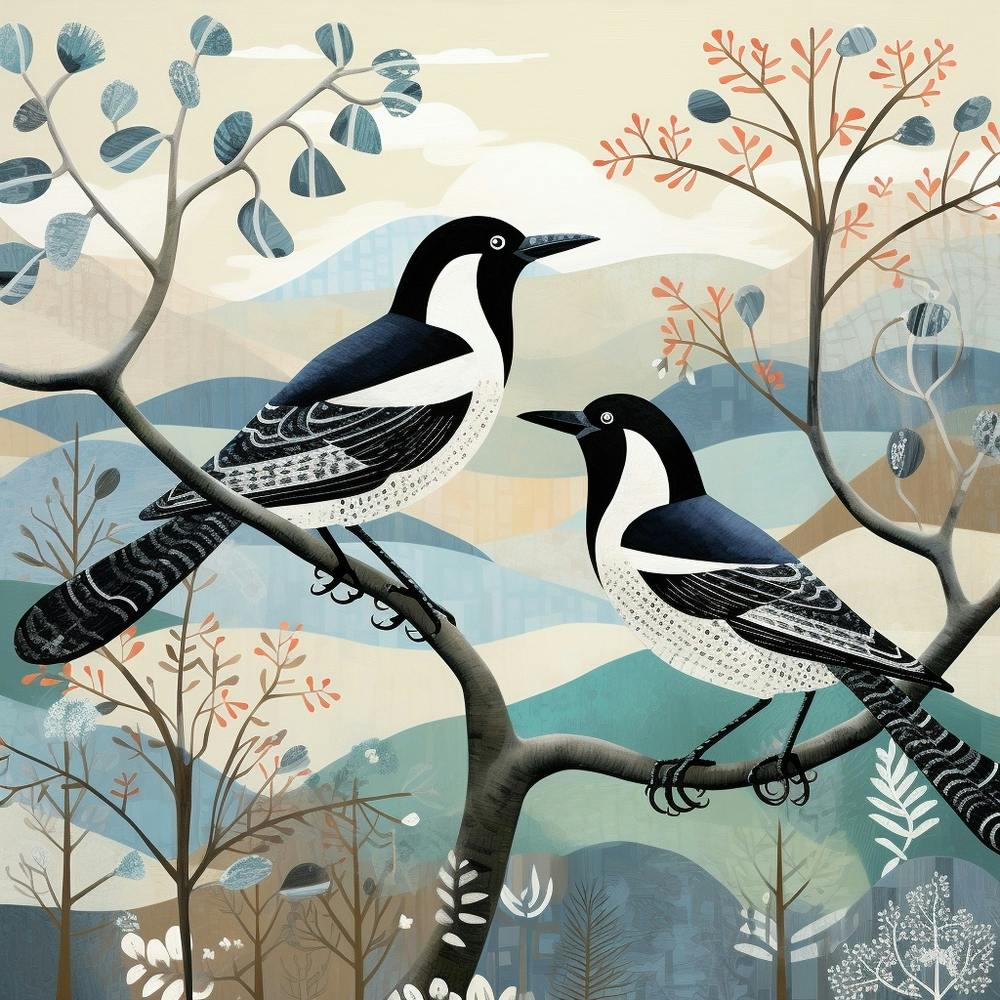 Bird In Nature Magpie 5