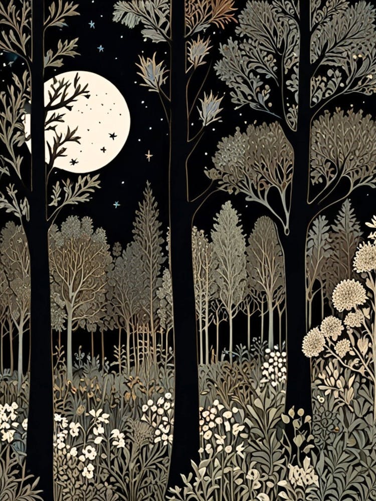 William Morris Night In The Woods 36