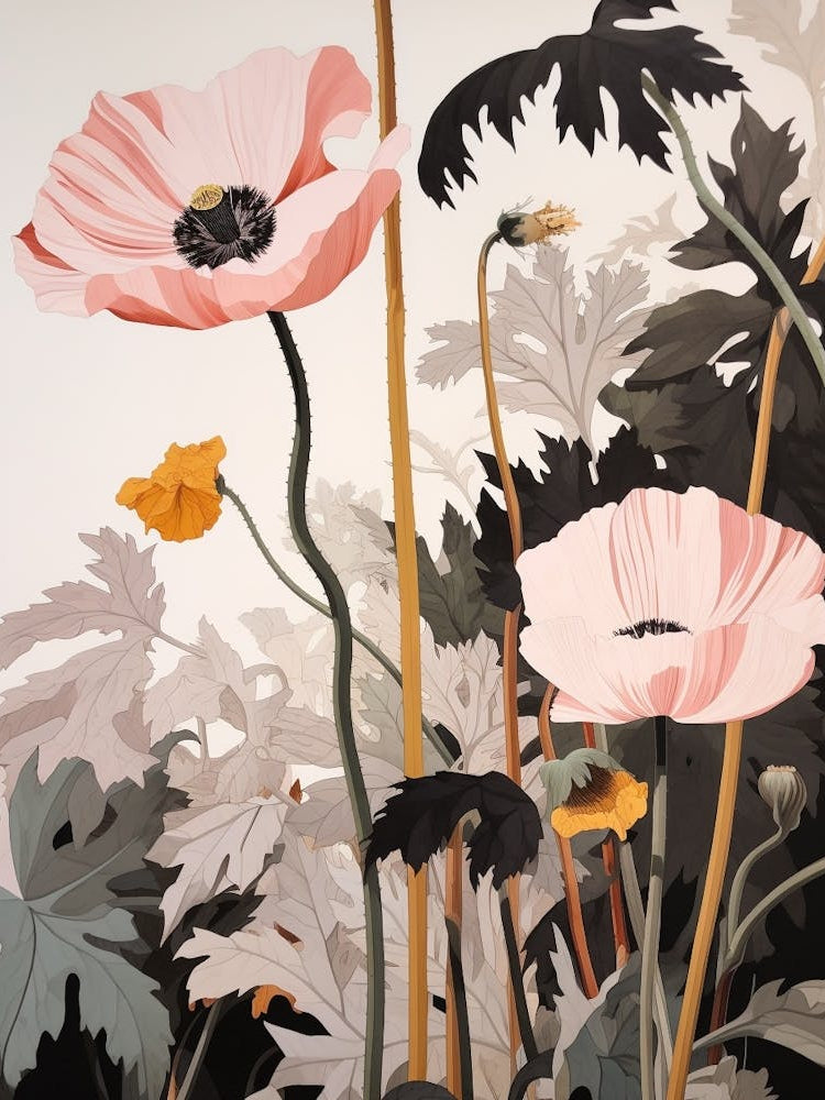 Flower Illustration Poppy 2