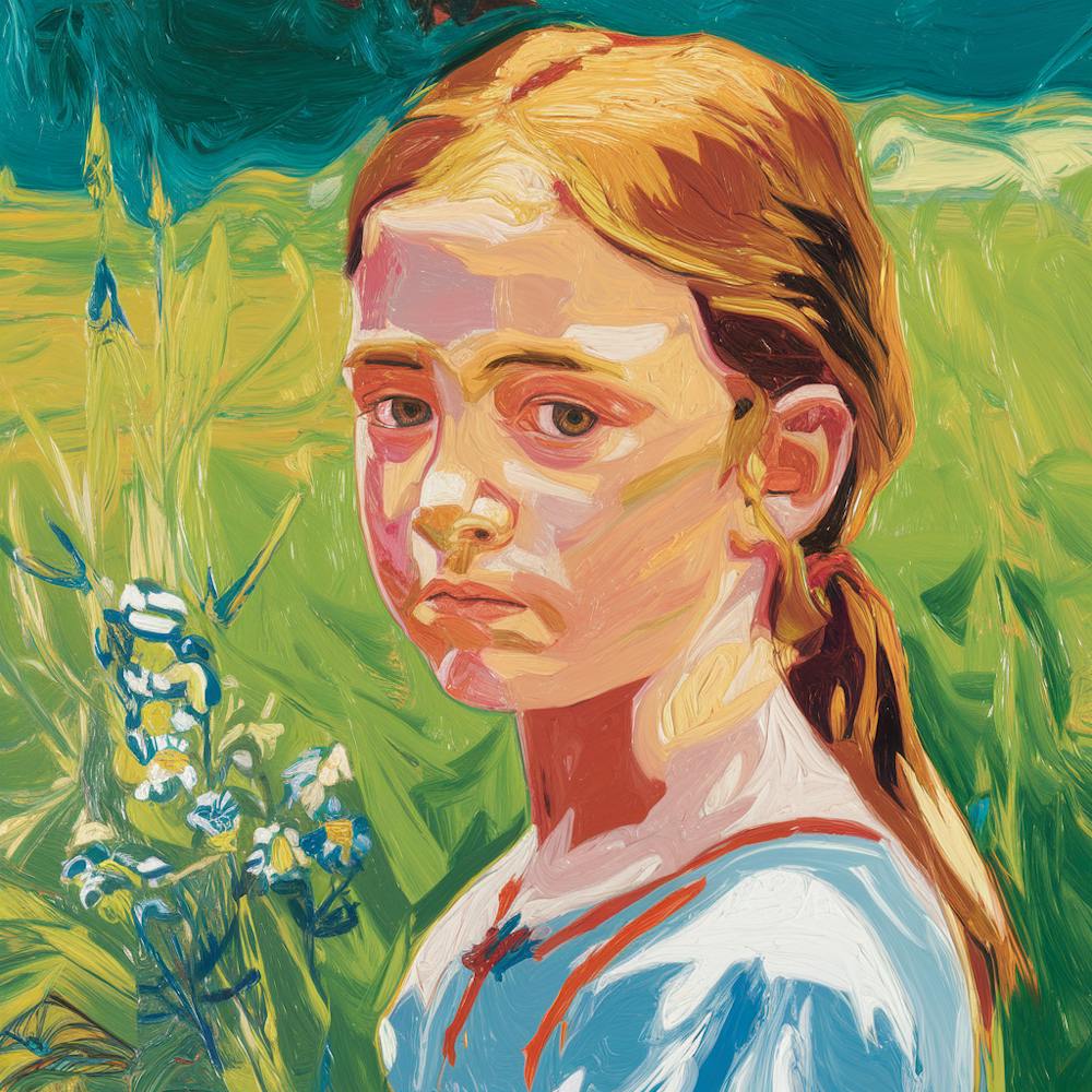 Girl In A Field