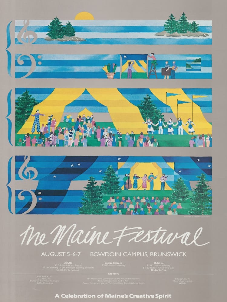 The Maine Music Festival Poster