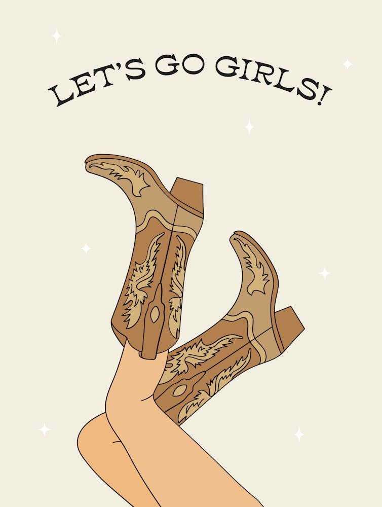 Neutral Allons-y Les Filles Cowgirl