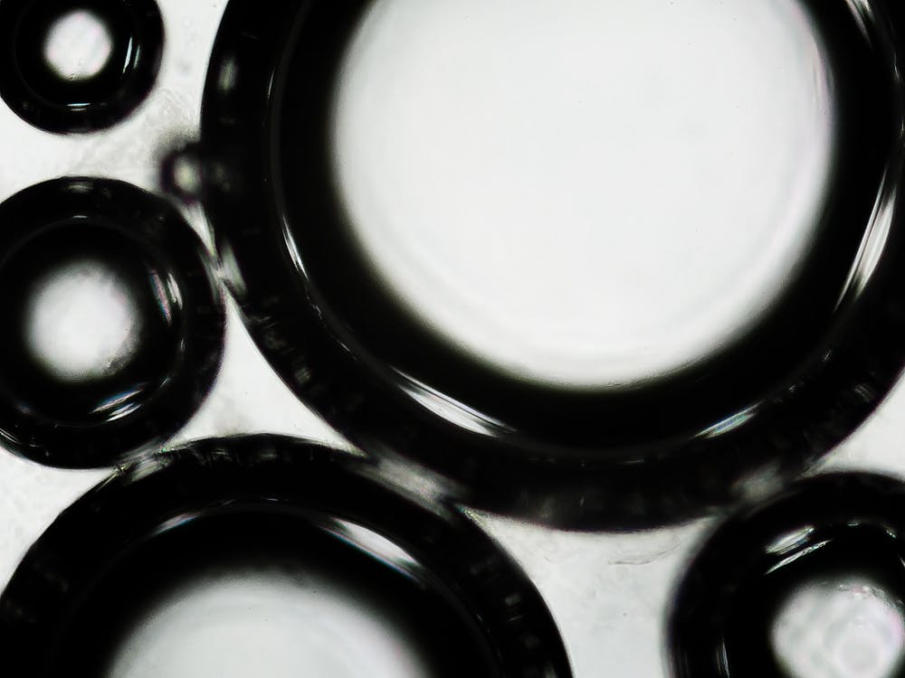 Water Bubbles Under The Microscope