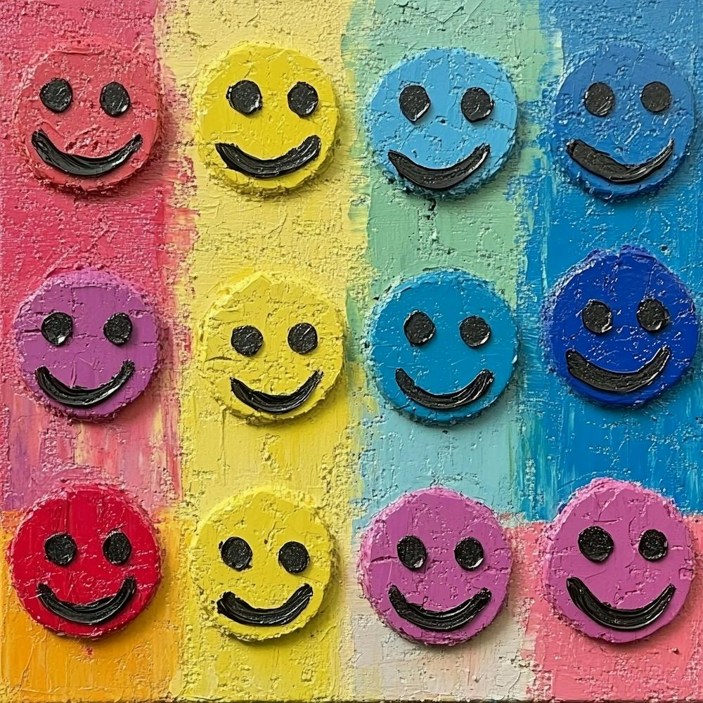 Smiley Faces Art 1