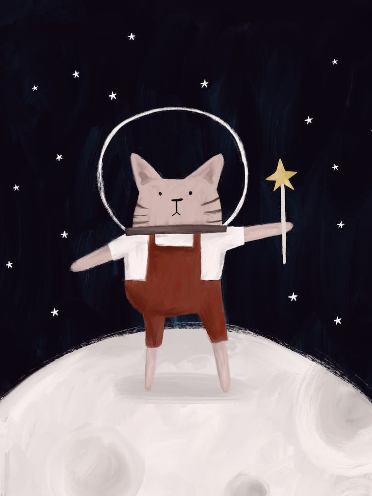 Cat On The Moon
