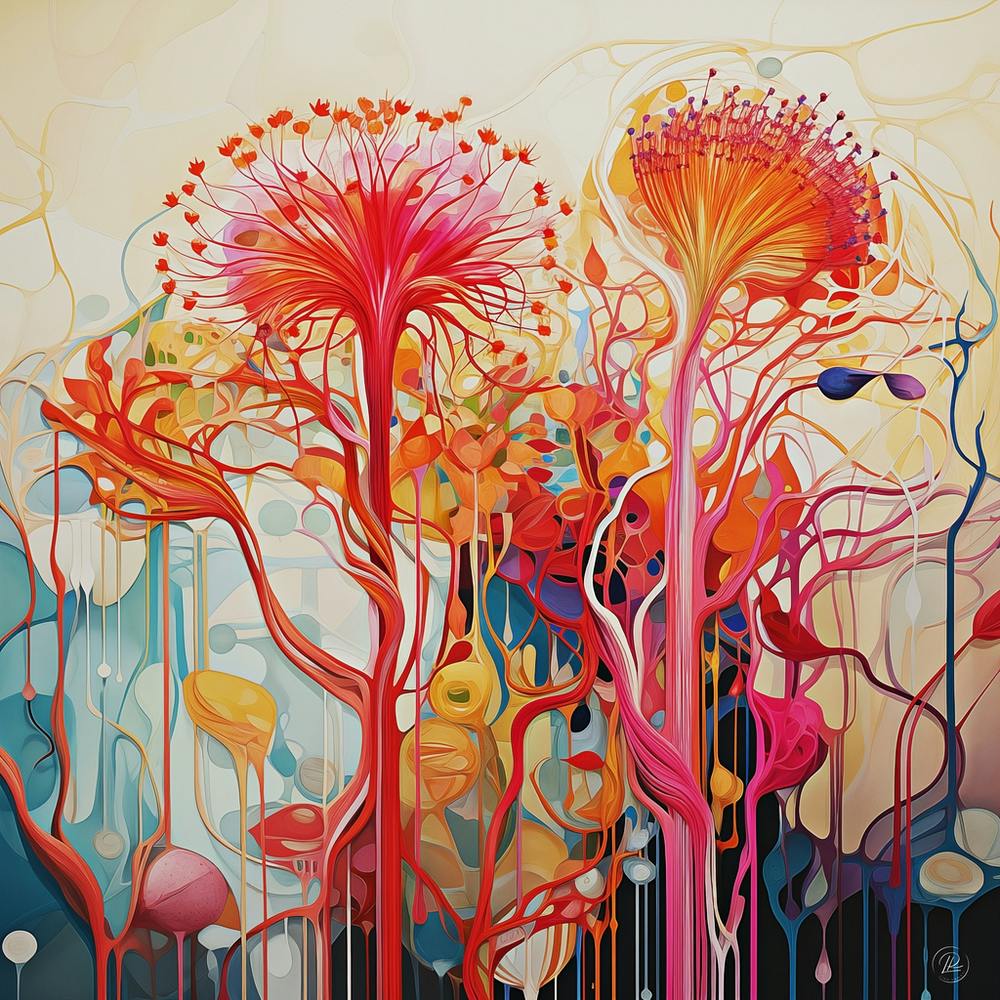 Dripping Flowers