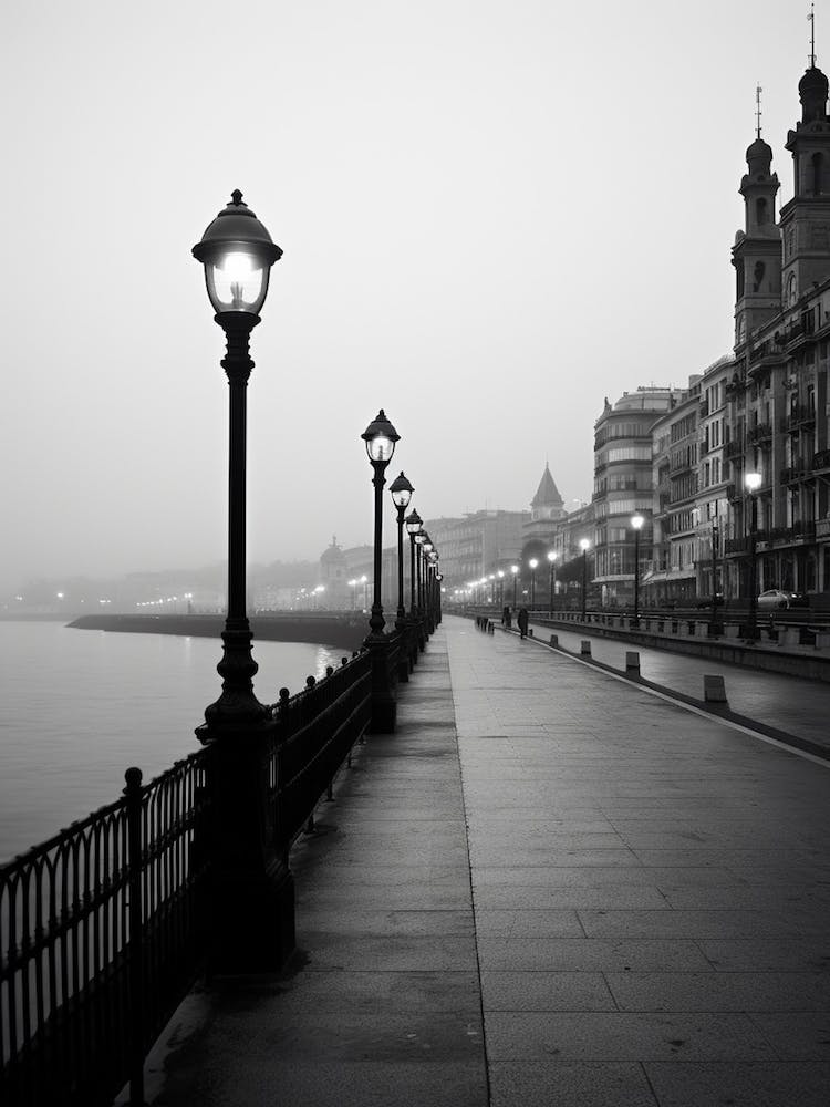 Gijon, Spain, Black And White Analogue Photography 2