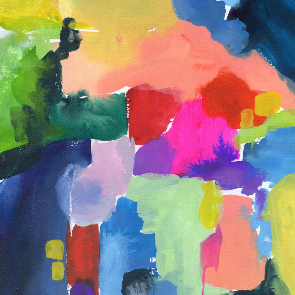 Abstract Painting with Colors N.o 3