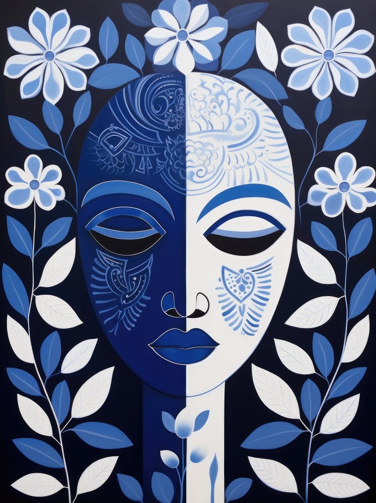 Blue And White Painting 1