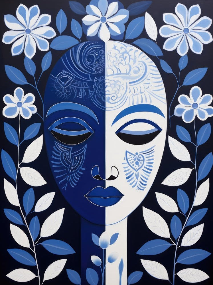 Blue And White Painting 1