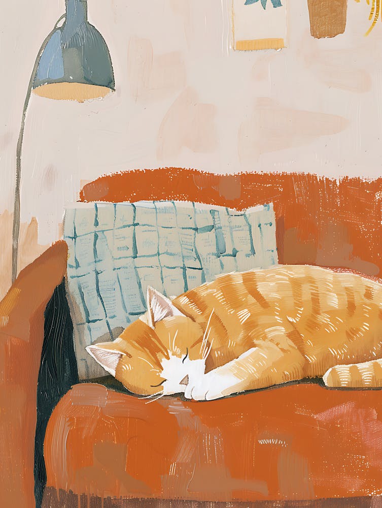 Cat In The Living Room 2
