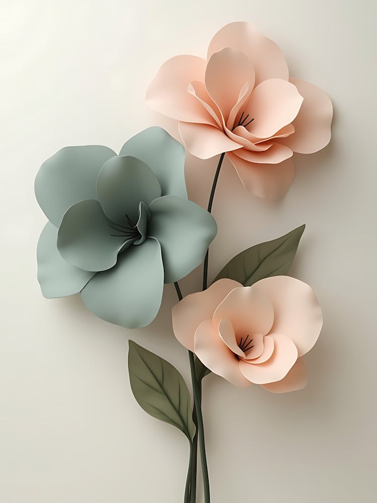 Minimalist Floral Art | Elegant Botanical Prints for Modern Decor