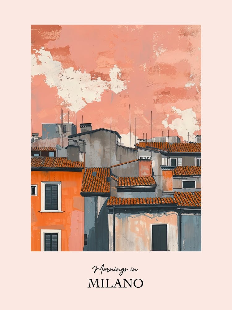 Mornings In Milano Rooftops Morning Skyline 1