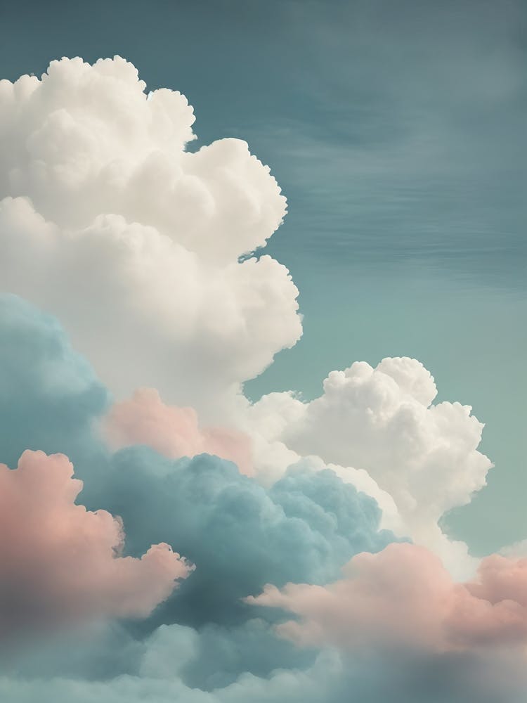 Pastel Clouds In The Sky