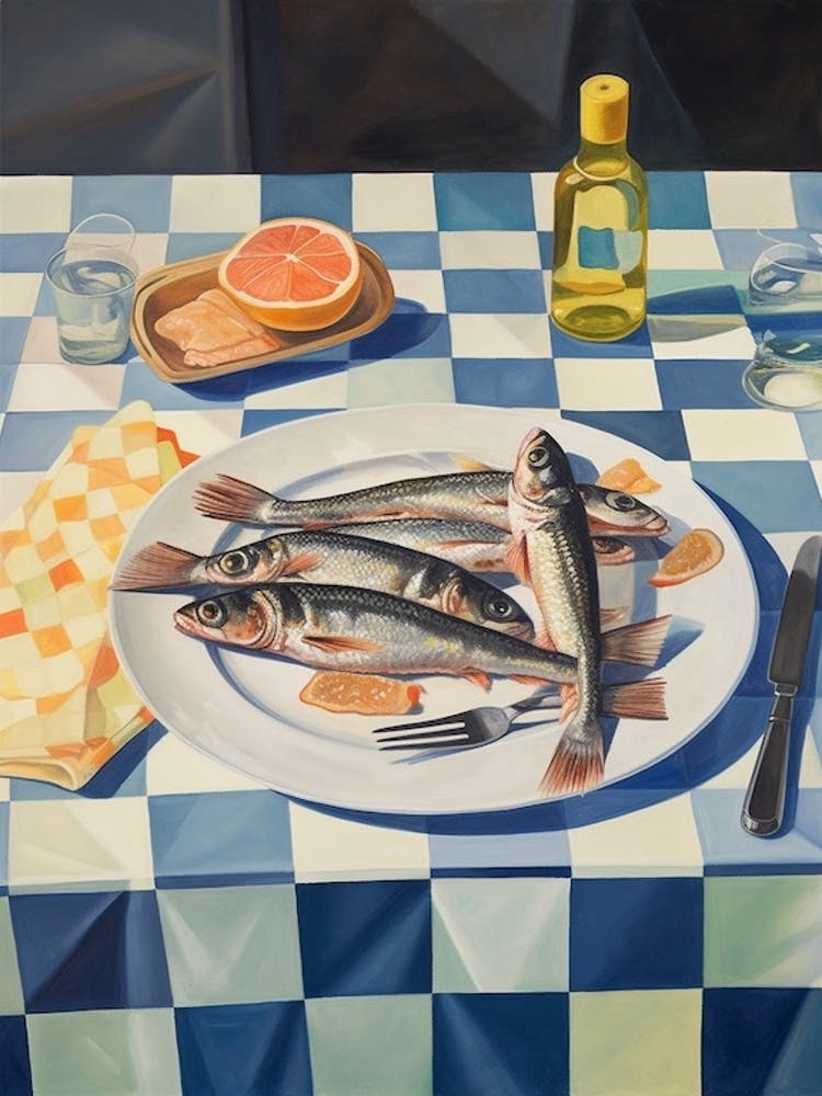 Smelt 2 Still Life Painting