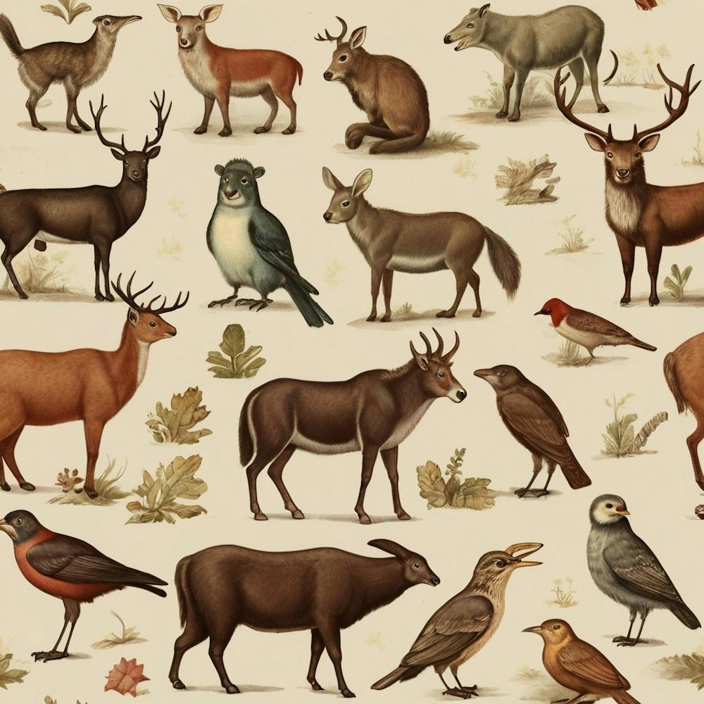 Default Default Vintage Tiere Für Verschiedene Jahreszeiten Ästhetik 0 (2)