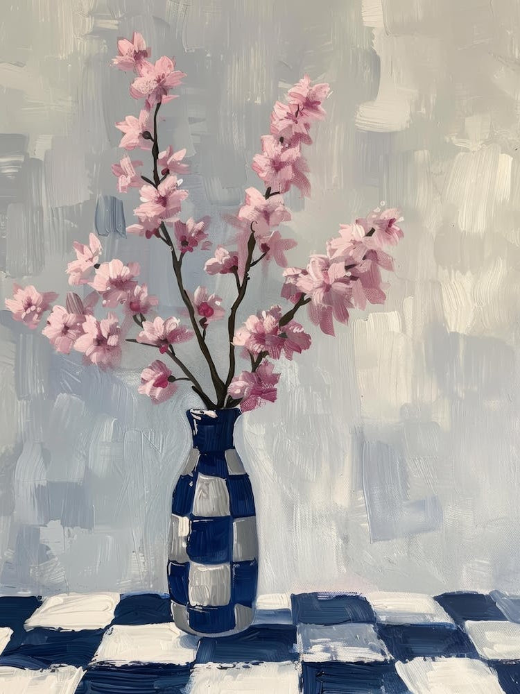 Cherry Blossoms In A Vase