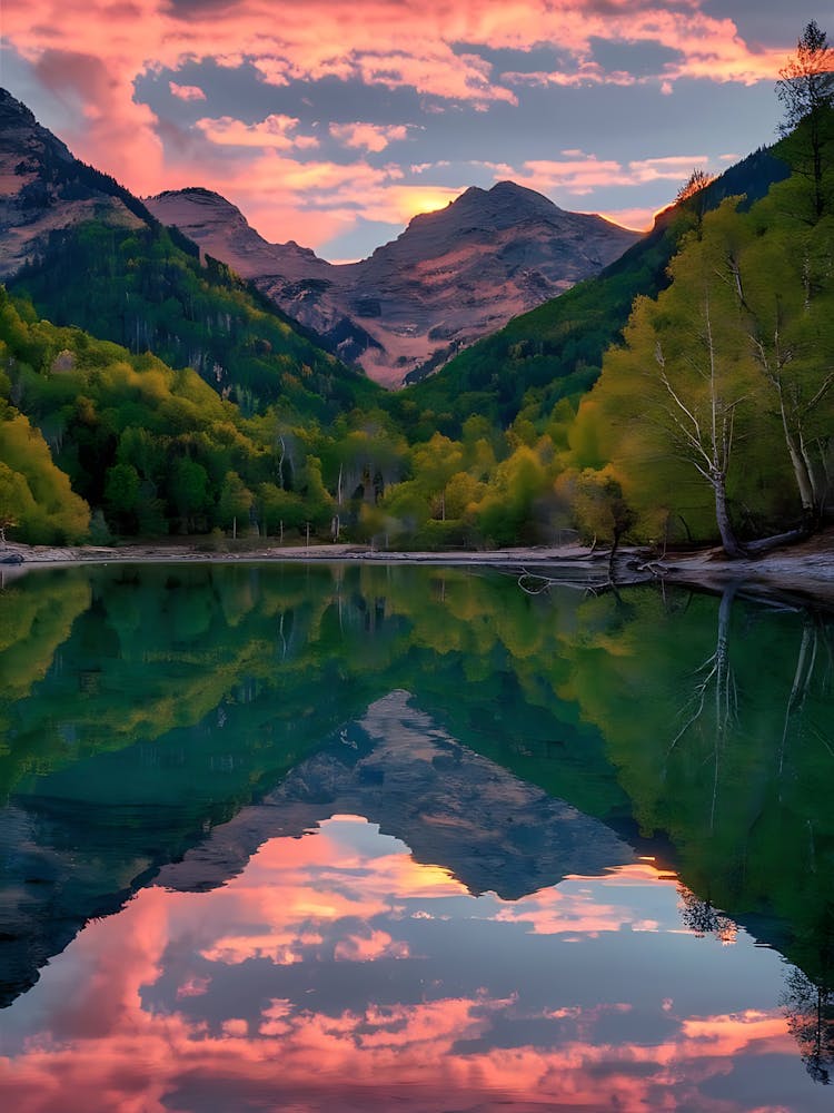 Sunset In The Mountains 10
