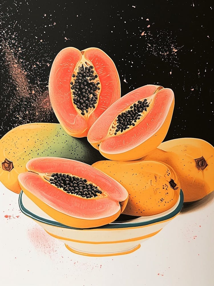 Art Deco Papaya 2