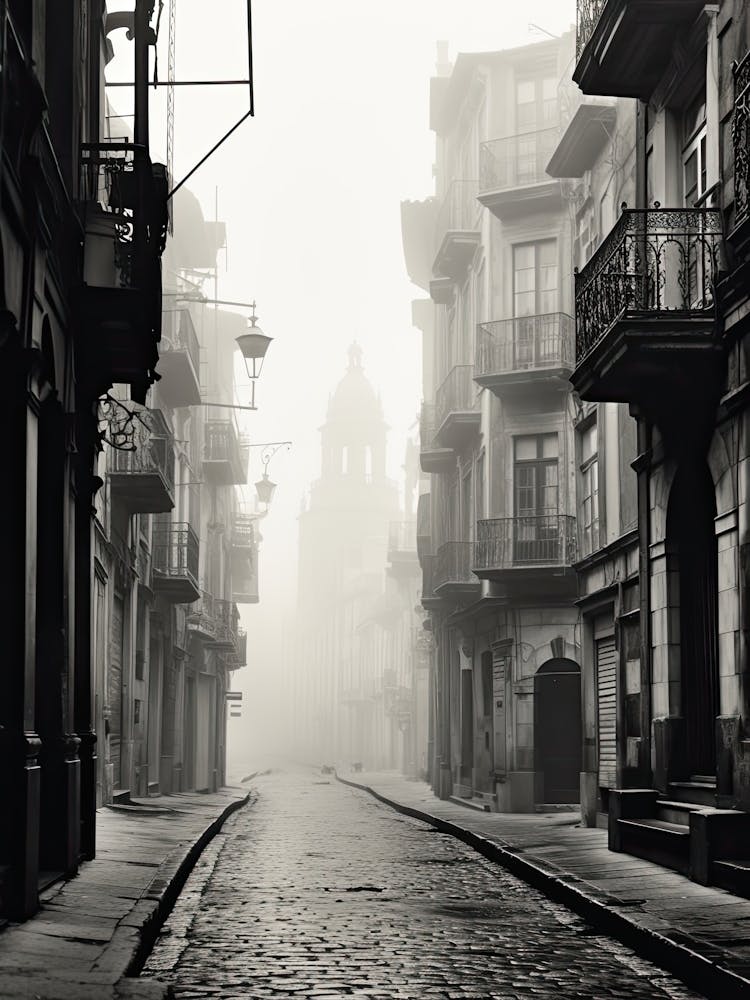 Porto, Portugal, Spain, Black And White Photography 1