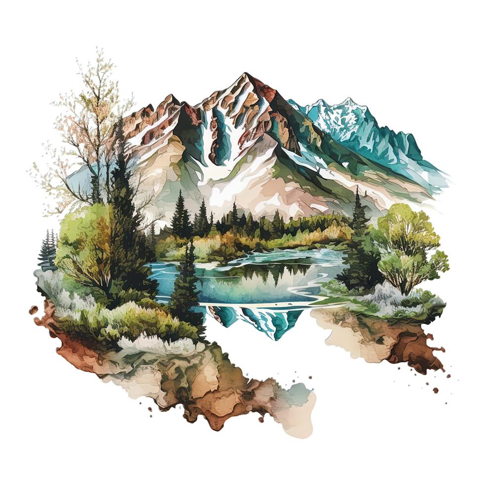 Watercolor Landscape Painting 3