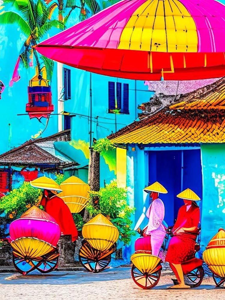 Hoi An Vietnam Pop Art Photography Tropical Destination