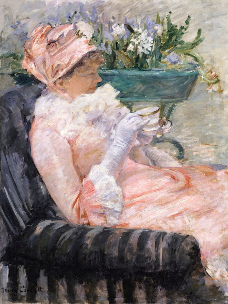 The Cup of Tea (ca. 1880–81), Mary Cassatt