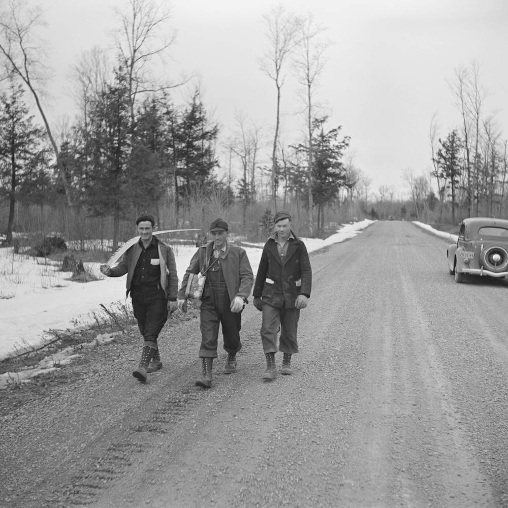 Lumberjacks, Forest County, Wisconsin By Russell Lee