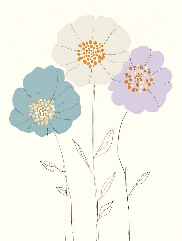Tranquil Floral Arrangement in Pastel Shades