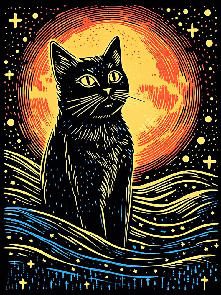 Nebula Pawscape, Psychedelic Cats series