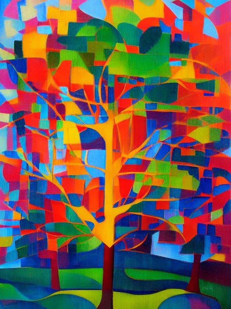 Golden Chain Tree Tree Cubist