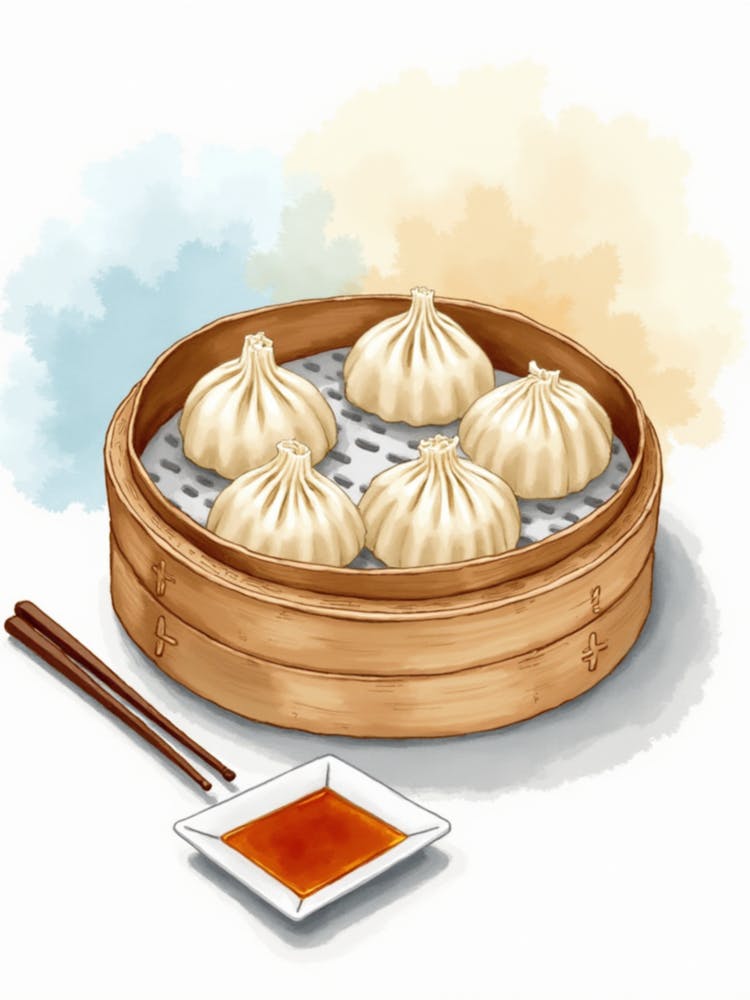 Hongkong Dim Sum Traditionelles Frühstück