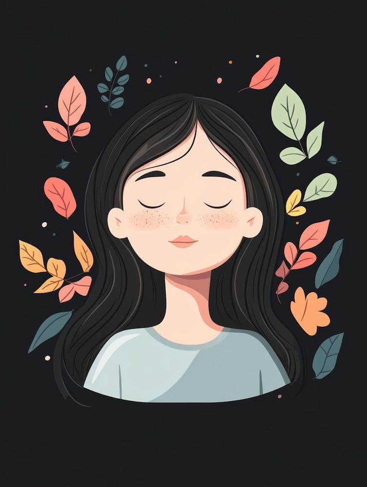 Girl With Leaves 12