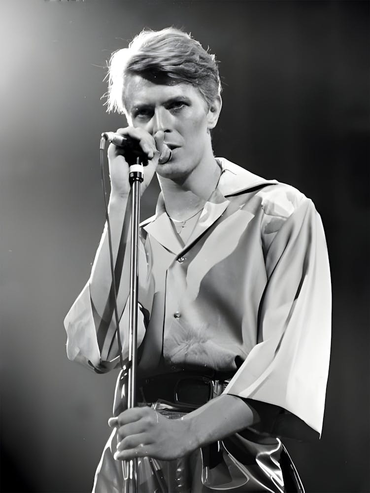 David Bowie Performs Onstage In Cica 1980