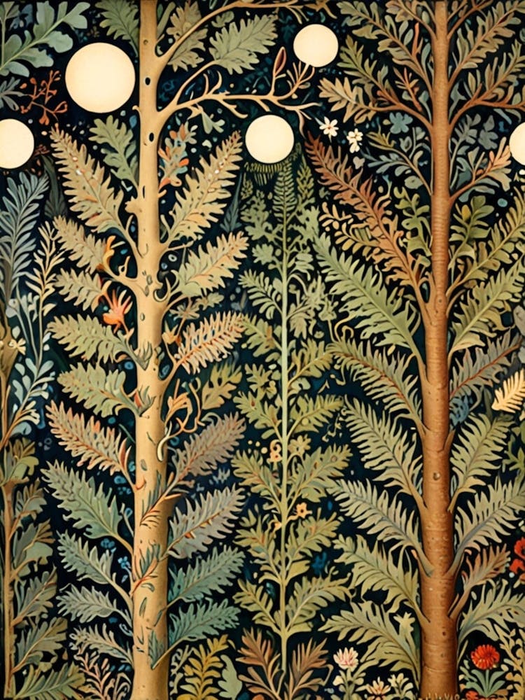 William Morris Faerie Forest