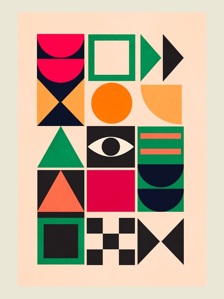 Colorful Geometric Abstraction 4