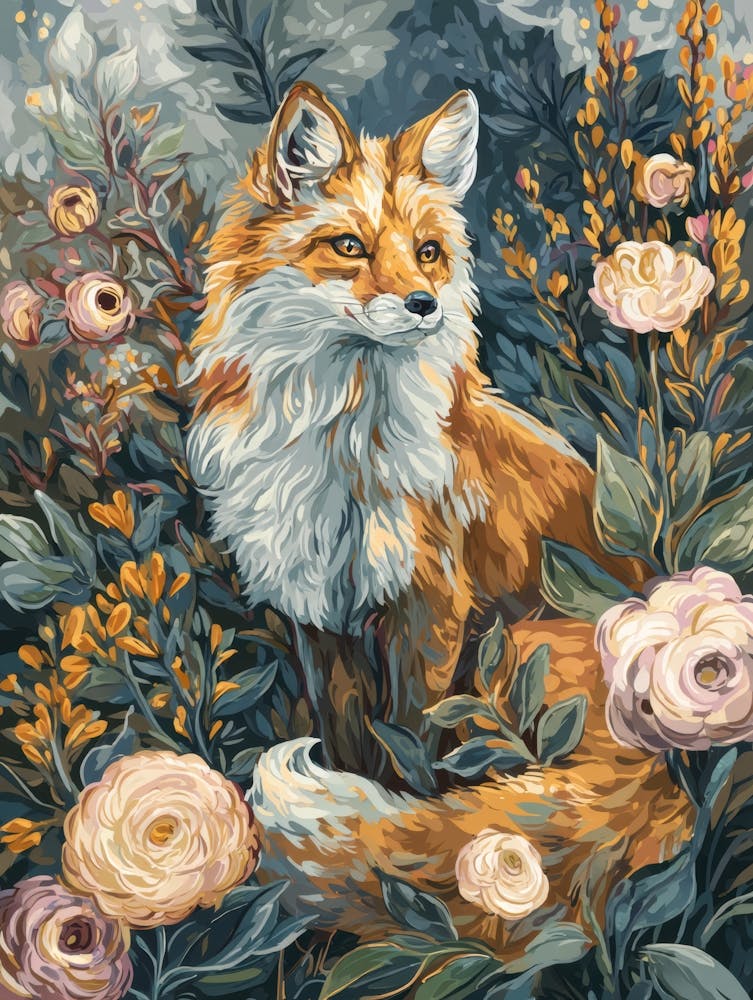 Fox In The Roses