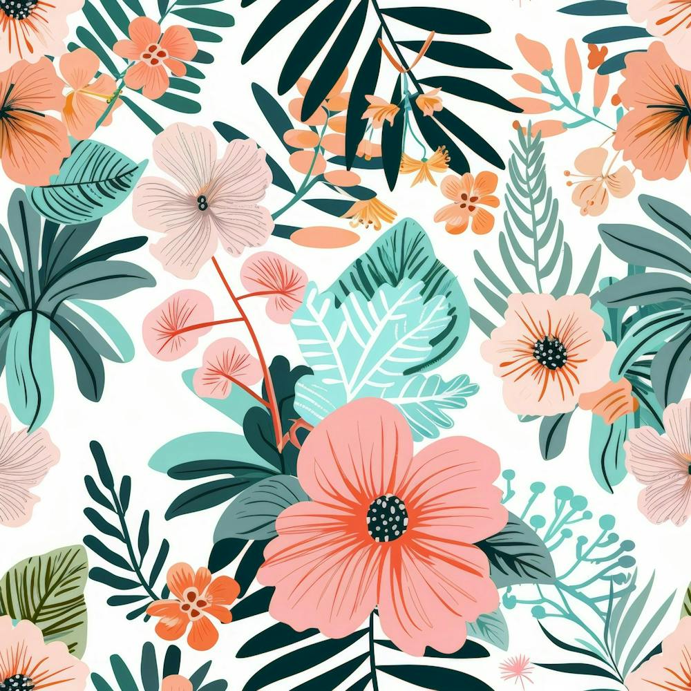 Seamless Tropical Pattern