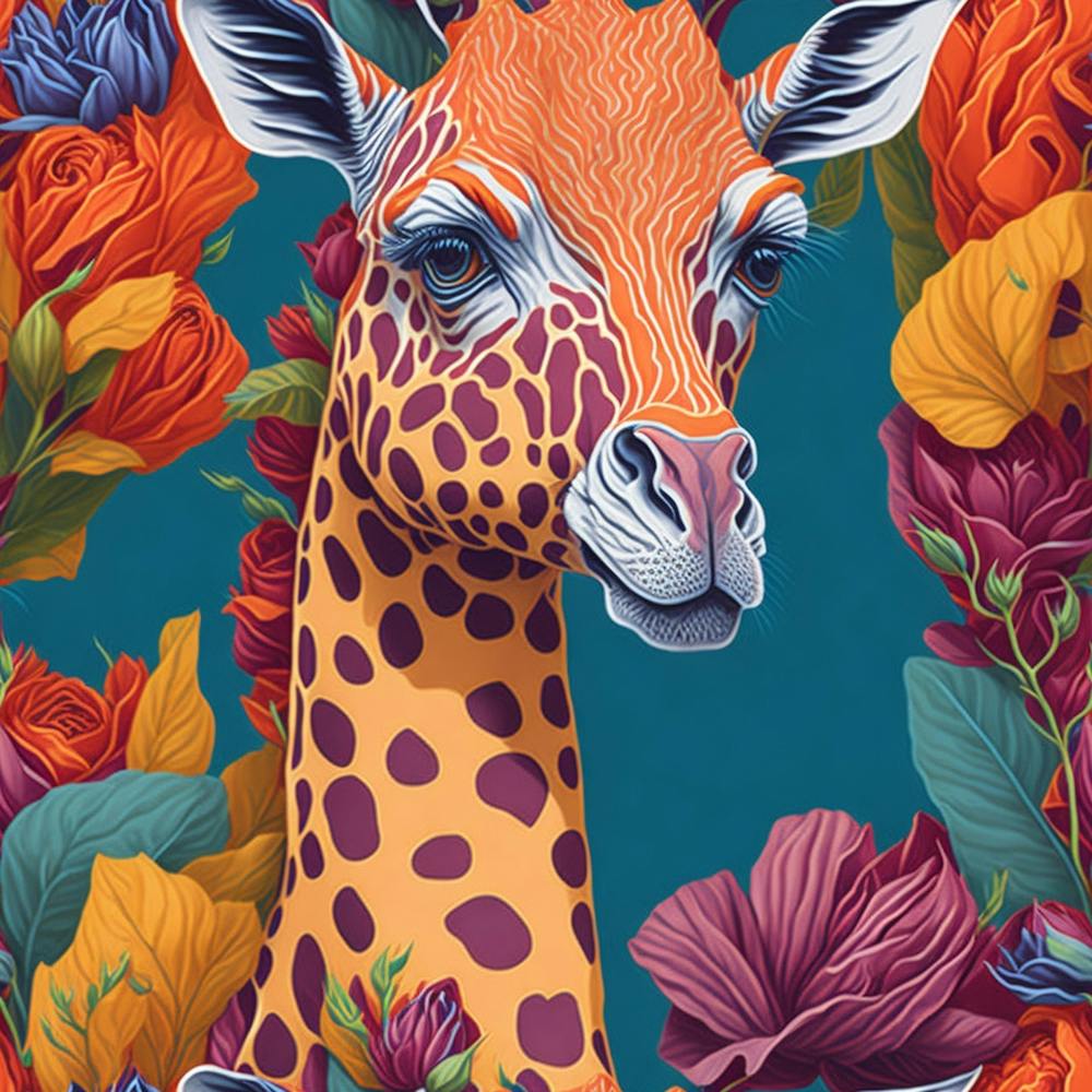 Colorful Giraffe Pop