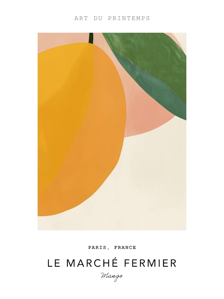 Mango Le Marche Fermier Poster 1