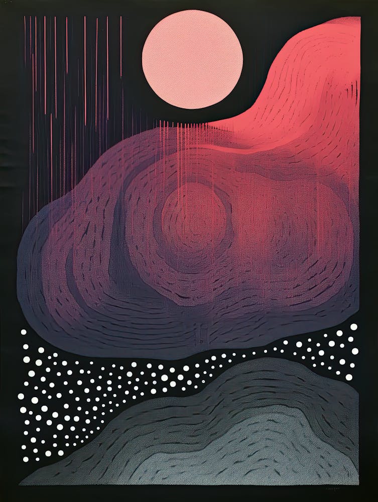 Solar Stream - Cosmic Wave Art