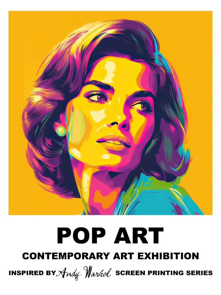 Poster Jackie Pop Art 4