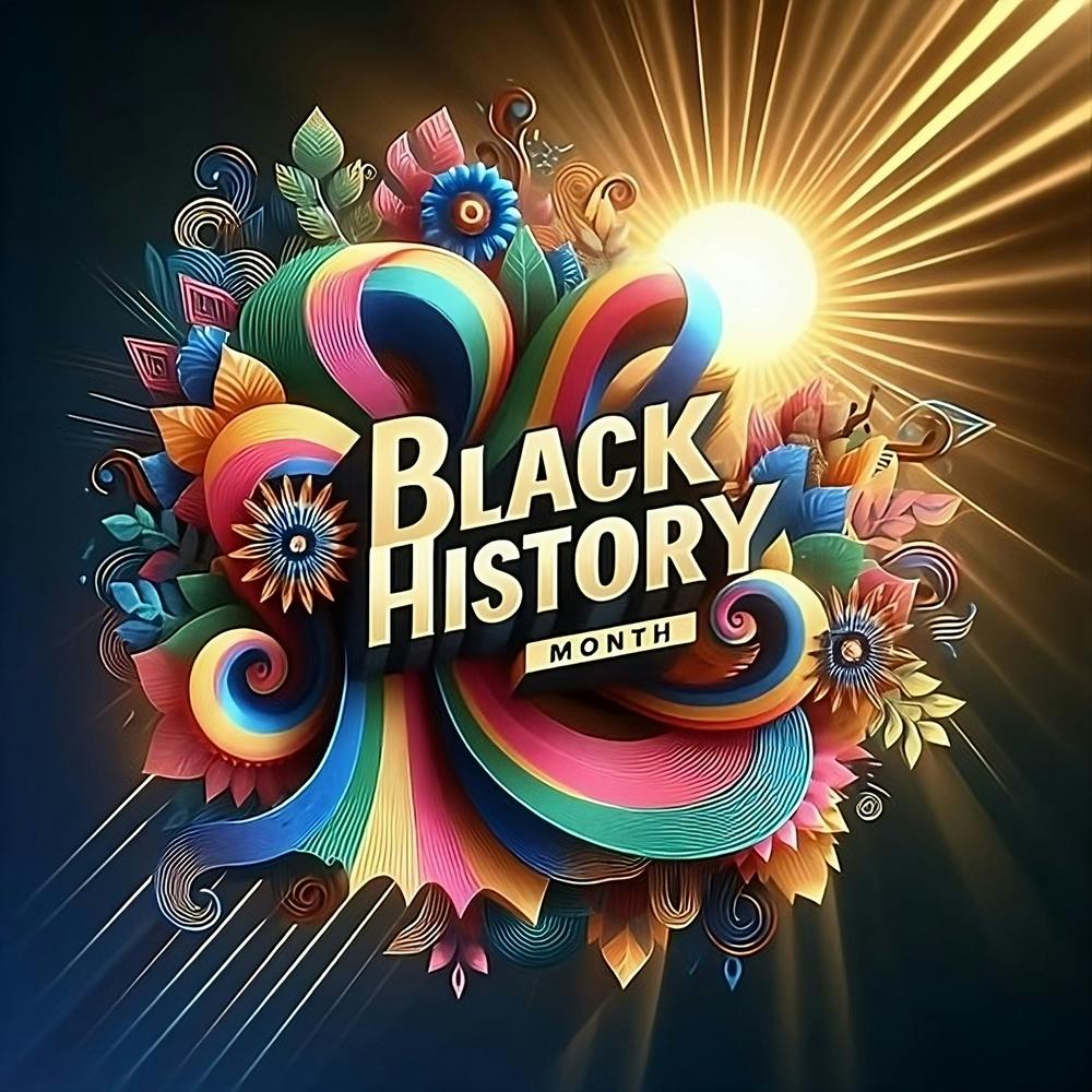 Black History Month frame