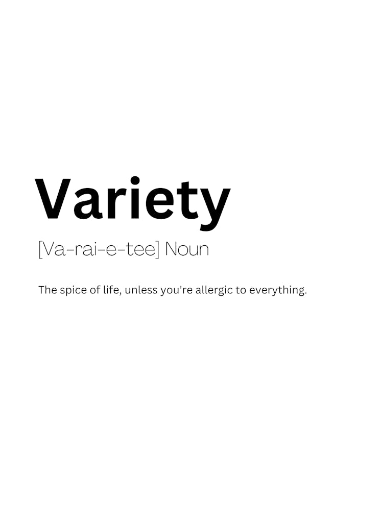 Variety Definition Meaning